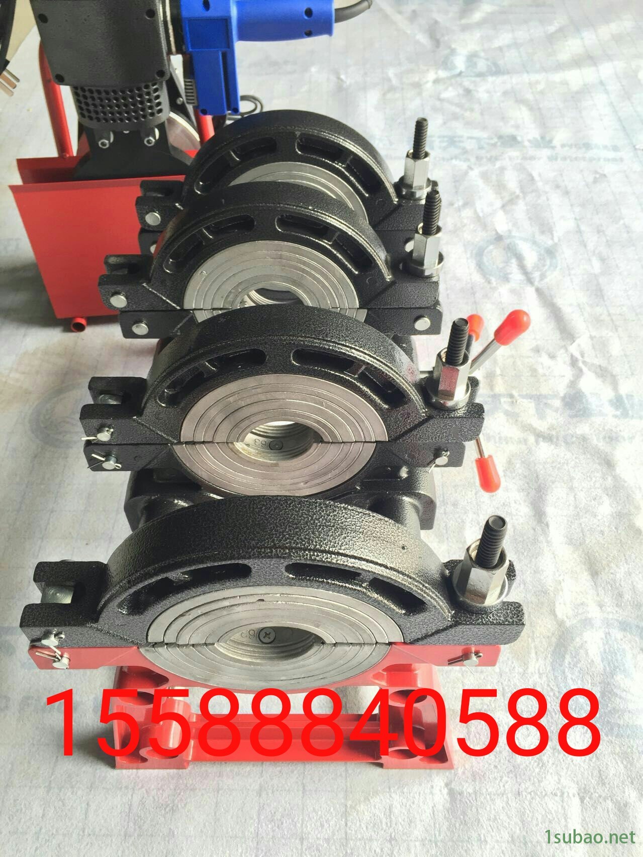 山東秀華 63-200電熔焊機 315pe對接機 銑刀