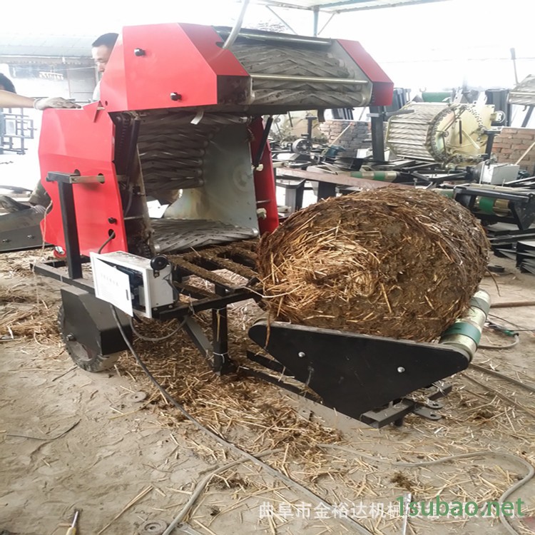 金裕達(dá)飼料打捆包膜機(jī)全自動(dòng)打捆包膜一體機(jī)青儲(chǔ)飼料全自動(dòng)包膜機(jī)示例圖6