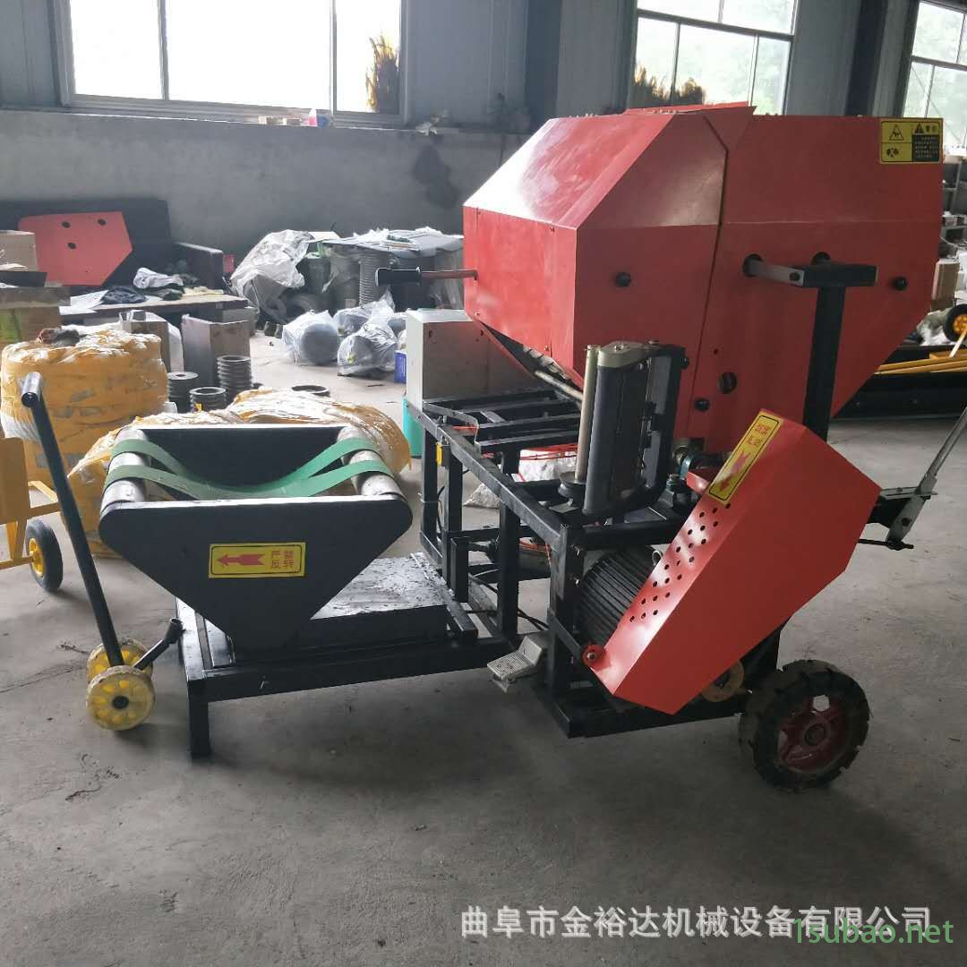 金裕達(dá)飼料打捆包膜機(jī)全自動(dòng)打捆包膜一體機(jī)青儲(chǔ)飼料全自動(dòng)包膜機(jī)示例圖2