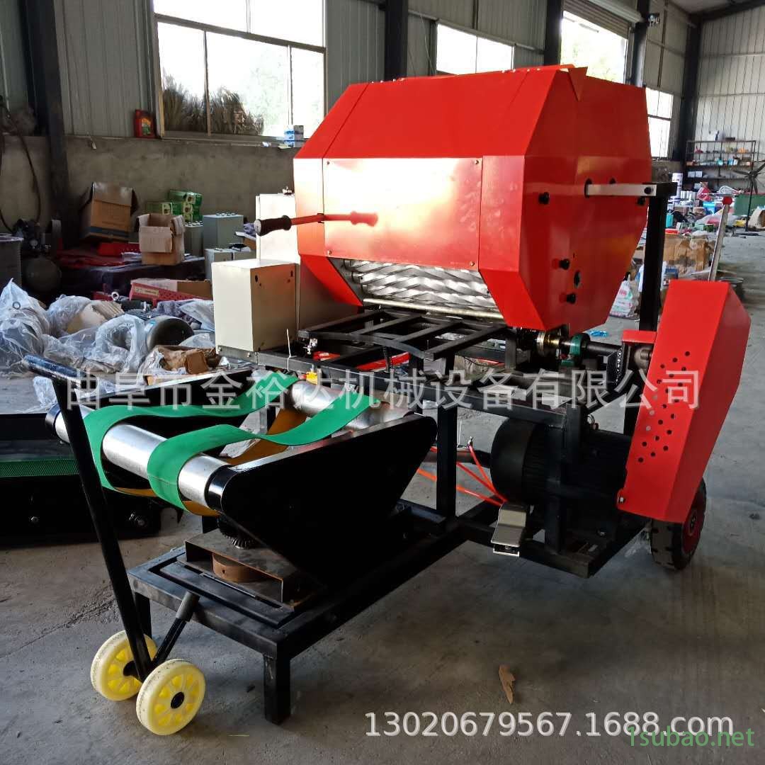 金裕達(dá)飼料打捆包膜機(jī)全自動(dòng)打捆包膜一體機(jī)青儲(chǔ)飼料全自動(dòng)包膜機(jī)示例圖13