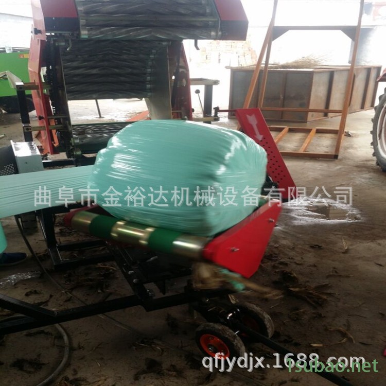 金裕達(dá)飼料打捆包膜機(jī)全自動(dòng)打捆包膜一體機(jī)青儲(chǔ)飼料全自動(dòng)包膜機(jī)示例圖12