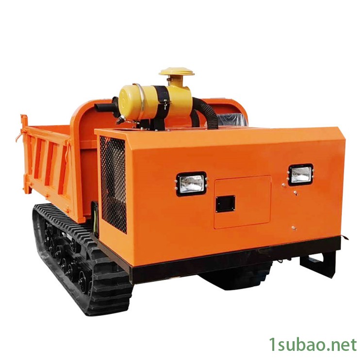 履帶式自卸工程車 工地沙石材料履帶車 農(nóng)田果園運(yùn)輸工具示例圖2