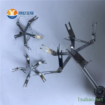 喷油机夹具弹簧 铁条带孔固定直条 涂装挂钩 喷涂五金配件工装夹具