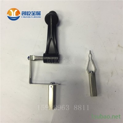插产品小圆孔夹具闭咀弹片CY249 喷漆流水线挂具 流水线弹簧挂钩 不锈钢喷油治具