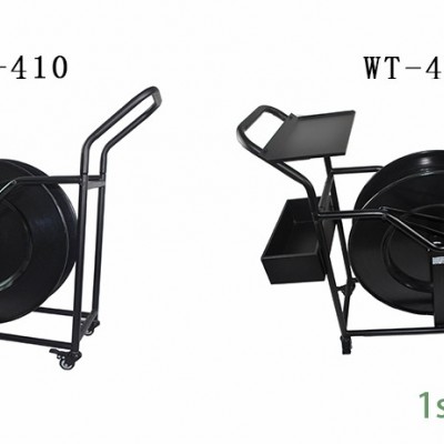 多功能四角轮耐用PET打包带带盘车