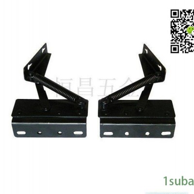 禪城沙發床鉸鏈 恒昌五金廠H101黑色彈簧鉸廠家供應