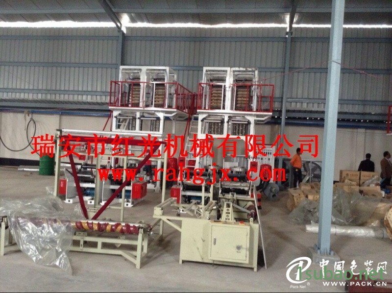 SD-P45-55型PE塑料单螺杆双模头吹膜机图2