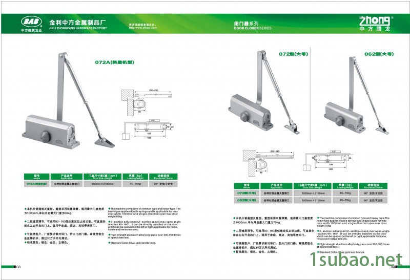 好的防火闭门器在哪买 ——大方型闭门器批发