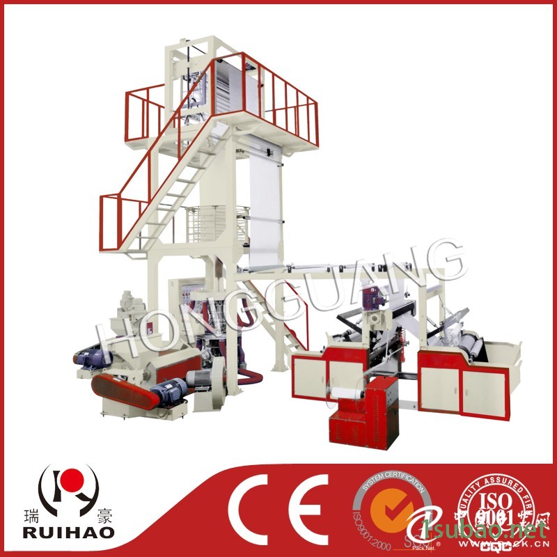 供应系列三层共挤旋转机头吹膜机组图2