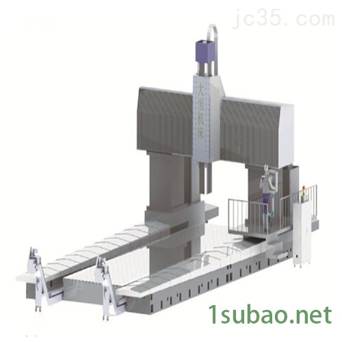 动梁定台数控龙门铣床 整体铸造床身图2