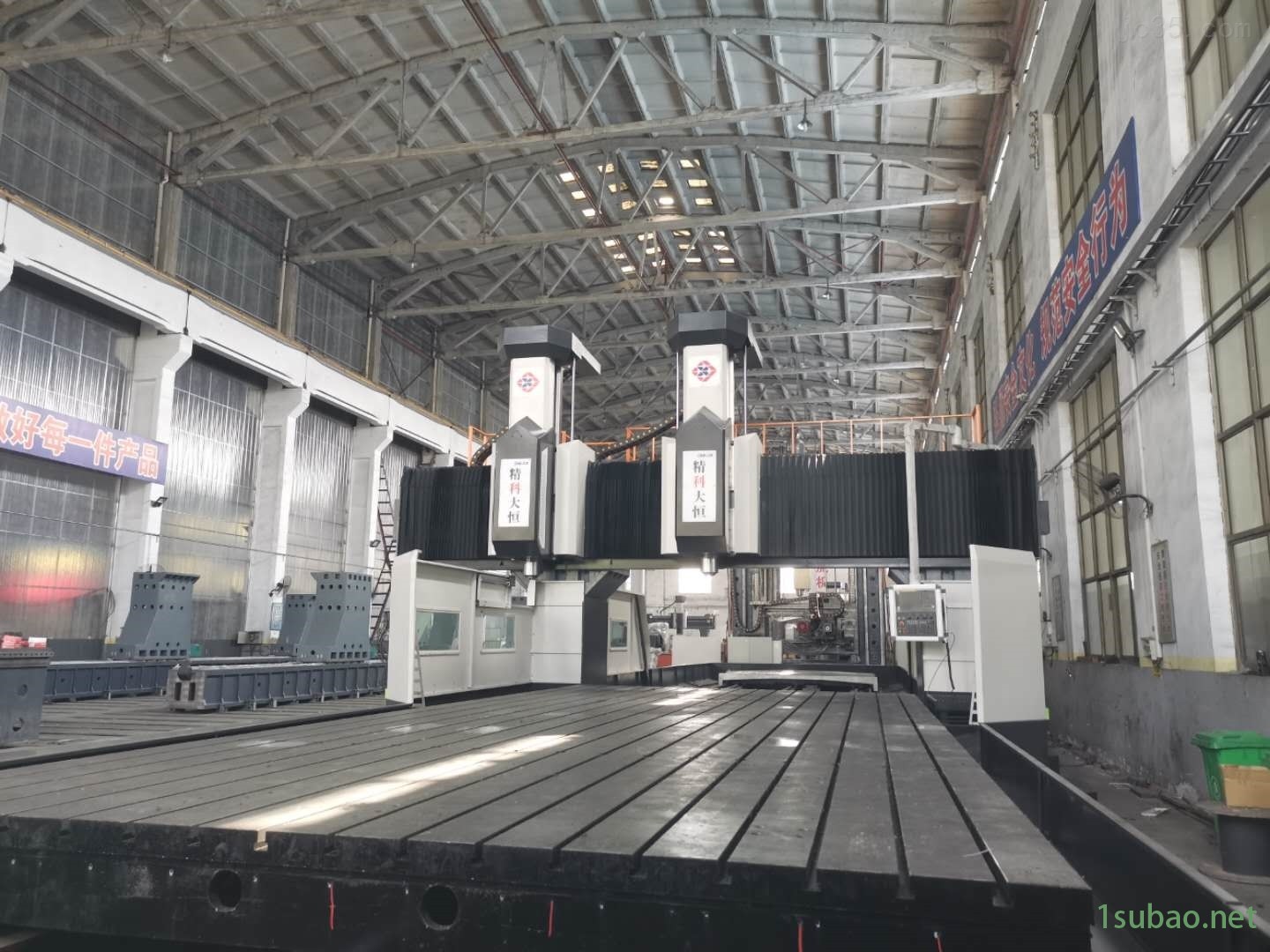 定梁动台双主轴数控龙门铣床图2