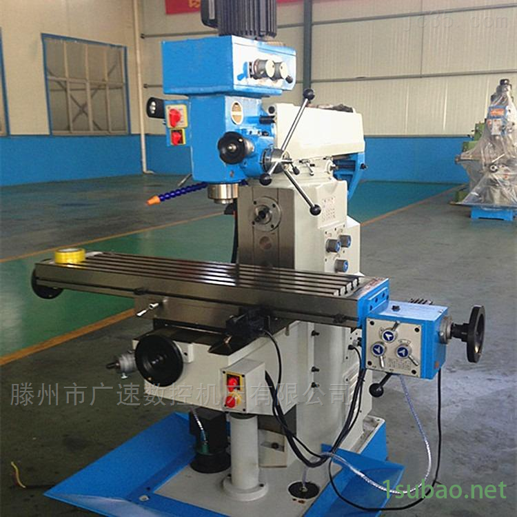 广速多功能钻铣床 zx6332炮塔铣图2
