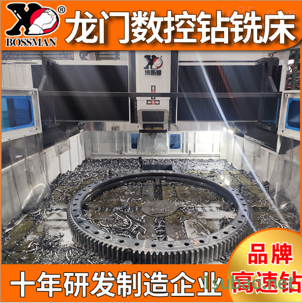 风电法兰管板数控钻铣床图3