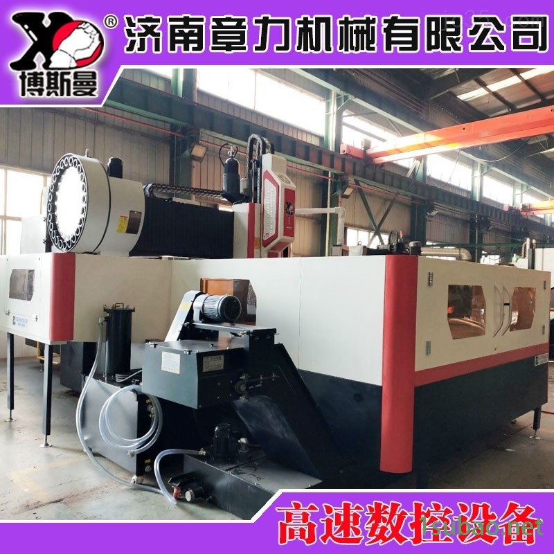 风电法兰轴承钻铣用定梁式高速钻铣床图2