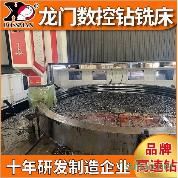 博斯曼龙门分体式高速重型钻铣床双主轴图2