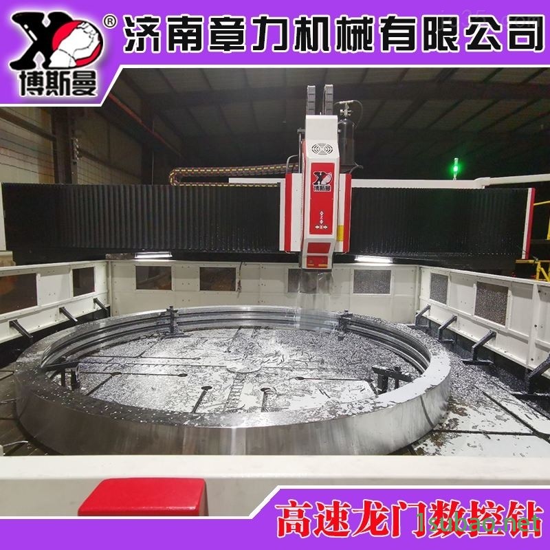 风电行业轴承底座大型龙门高速数控钻铣床图2
