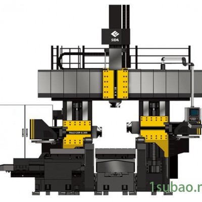 双交换定梁龙门三面数控镗铣床
