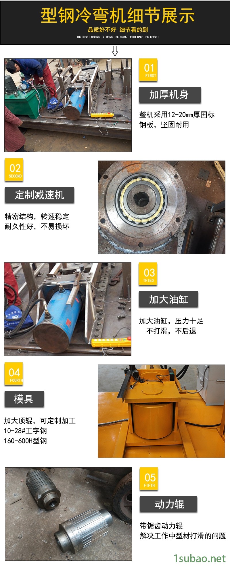 300型工字钢冷弯机
