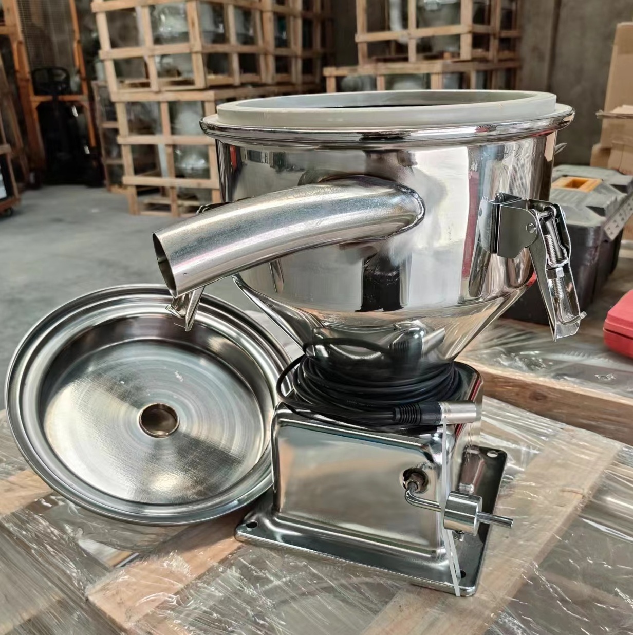 感应式800型2.2KW吸料机上料机塑料颗粒分体式真空抽料机图5