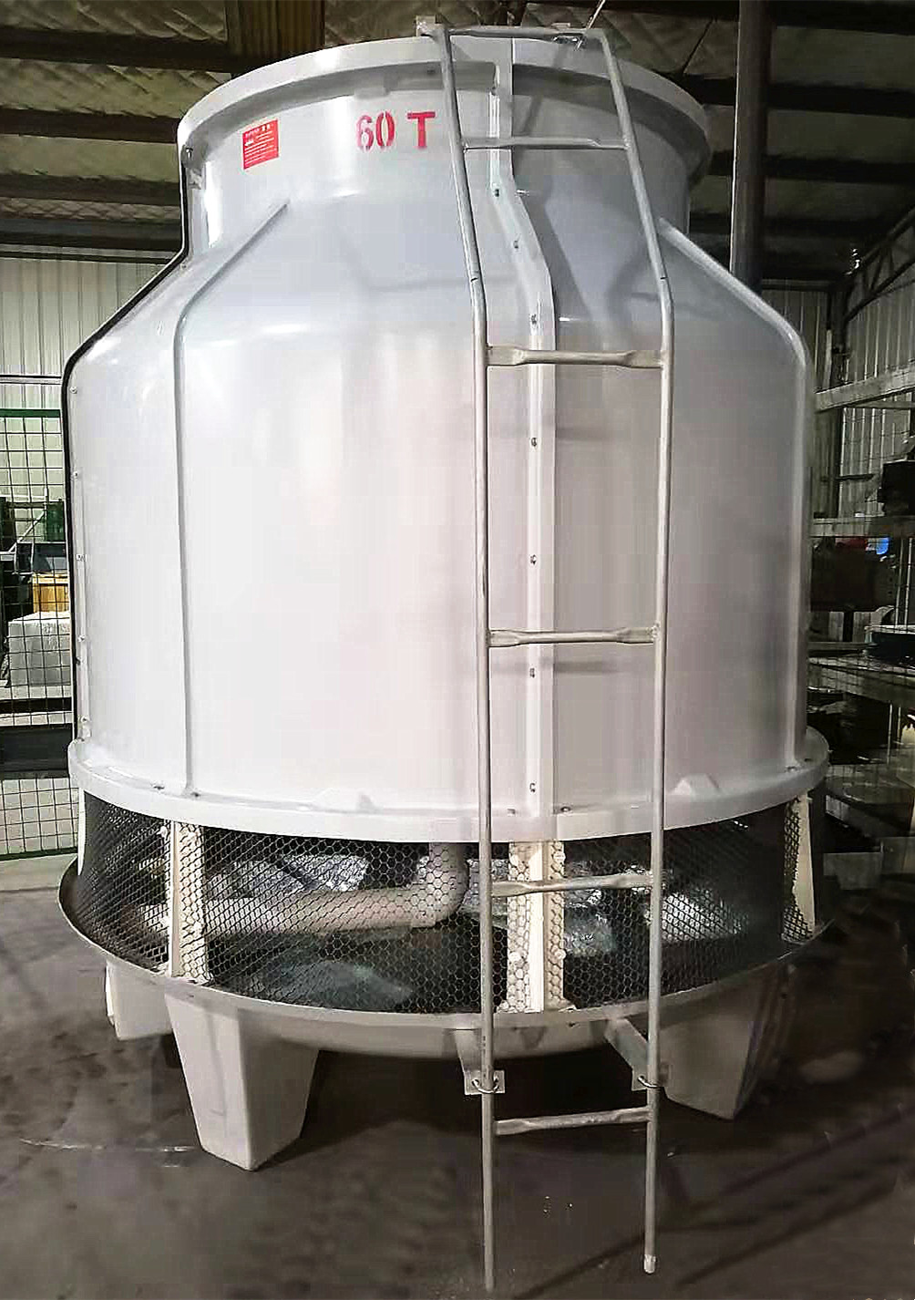 50T小型冷却塔玻璃钢模具塑机冷却设备图5