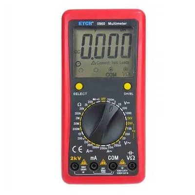 铱泰电子ETCR5960数字式万用表2000V万用表交直流