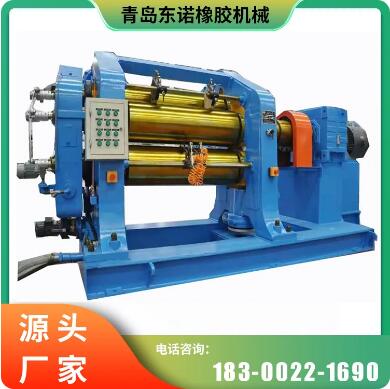 两辊压延机 360x1120 三辊压延出片 变频调速度 卷曲装置图1
