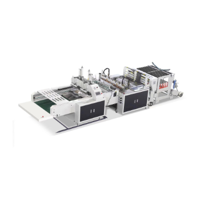 雙道帶自動沖口熱封熱切制袋機(jī), 單道自動沖口熱封冷切制袋機(jī)