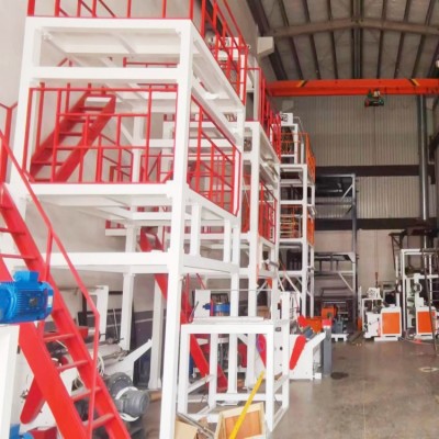 專業(yè)制造 RHT-65高低壓吹膜機 LDPE吹膜機 PE塑料袋全套機器