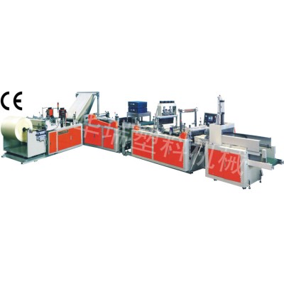 RLD-800 1300 系列穿帶連卷穿帶垃圾袋制袋機 食品袋編織袋制袋機