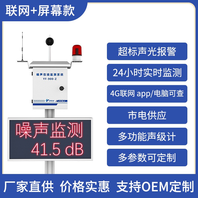 奕帆噪声在线监测系统 户外小区工业环境噪音分贝超标报图8