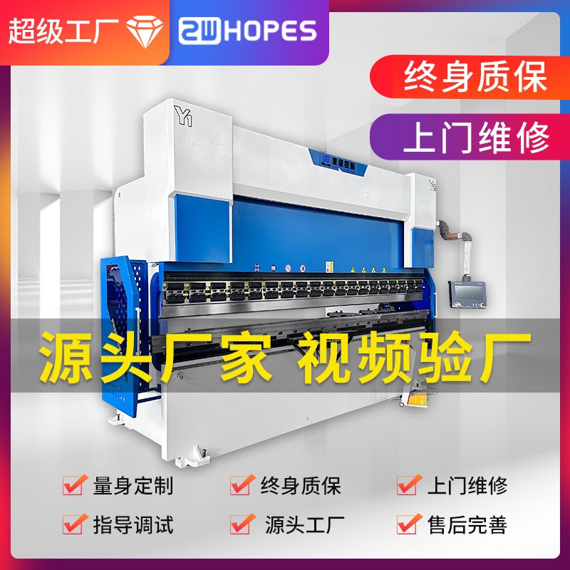 加工定制电液伺服折弯机ESA操作数控不锈钢100吨液压高精度折板机图2