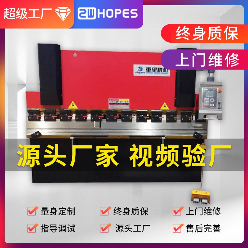 折弯机电液数控伺服金属不锈钢加工设备100吨大型折板机 安徽厂家图2