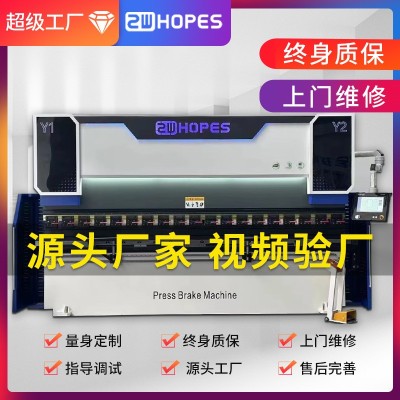 全自動油電混合折彎機63噸100噸不銹鋼金屬液壓折彎機系統可選配