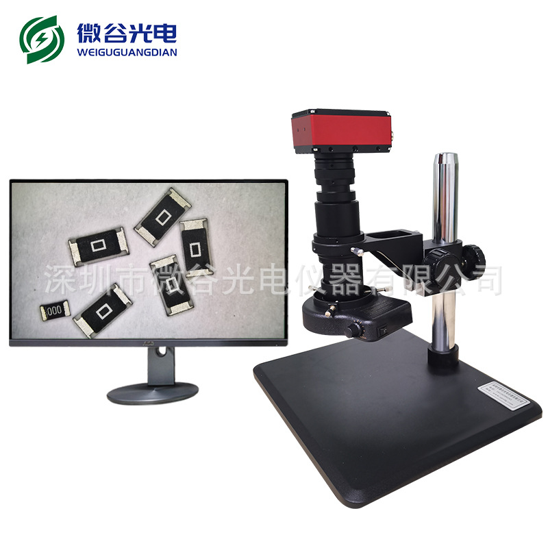 定制800万视频显微镜超高清4K视频显微镜高清像素数码测量显微镜图2