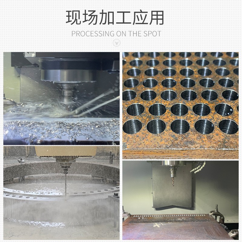 创恒加工中心打孔专用整硬内冷钻头麻花钻钨钢钻头整体硬质合金钻图3
